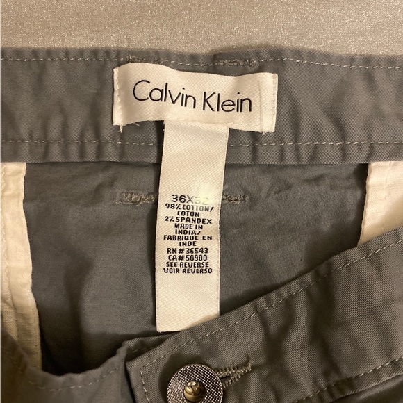Calvin Klein Men's Casual Pants Gray - Picture 6 of 6